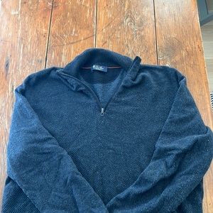 Navy loro piana roadster pullover